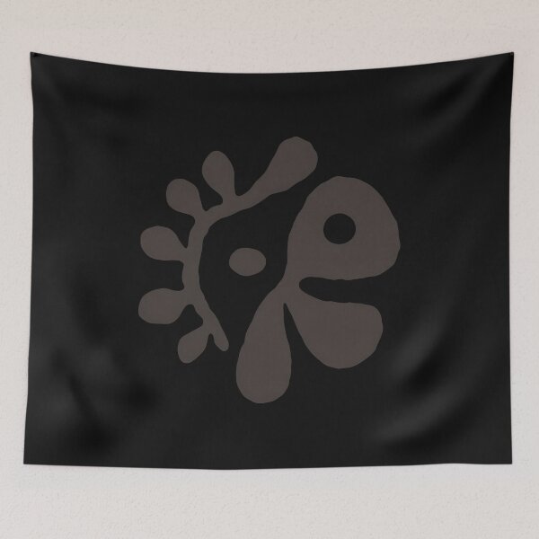 Item preview, Abstract Organic Symbol Dark Graphic designed and sold by StaySantai.