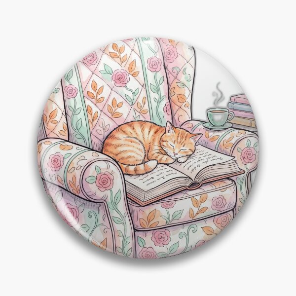 Item preview, I Would Rather Be Reading - Cat and Chair designed and sold by ryanguas.