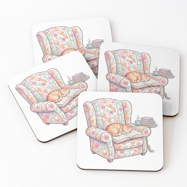 Item preview, I Would Rather Be Reading - Cat and Chair designed and sold by ryanguas.