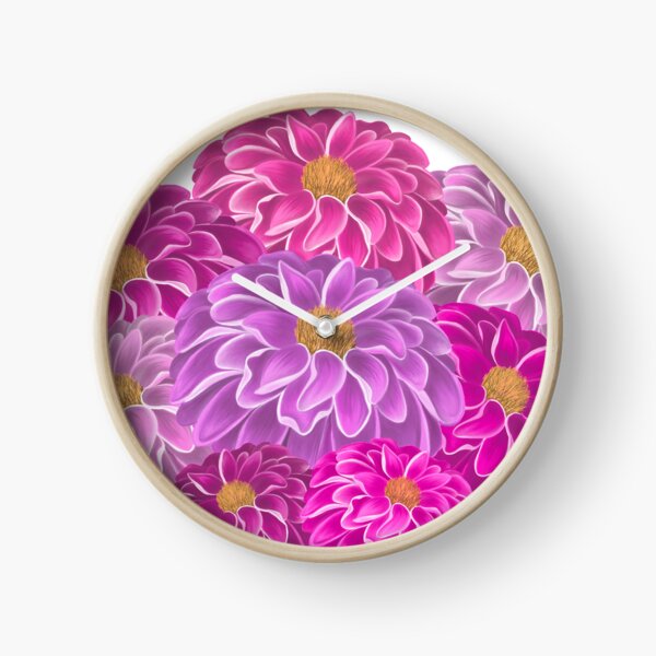 Item preview, Vibrant Pink & Purple Floral Bouquet | Botanical Illustration designed and sold by ArtflyStudio.