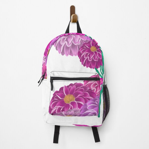 Item preview, Vibrant Pink & Purple Floral Bouquet | Botanical Illustration designed and sold by ArtflyStudio.