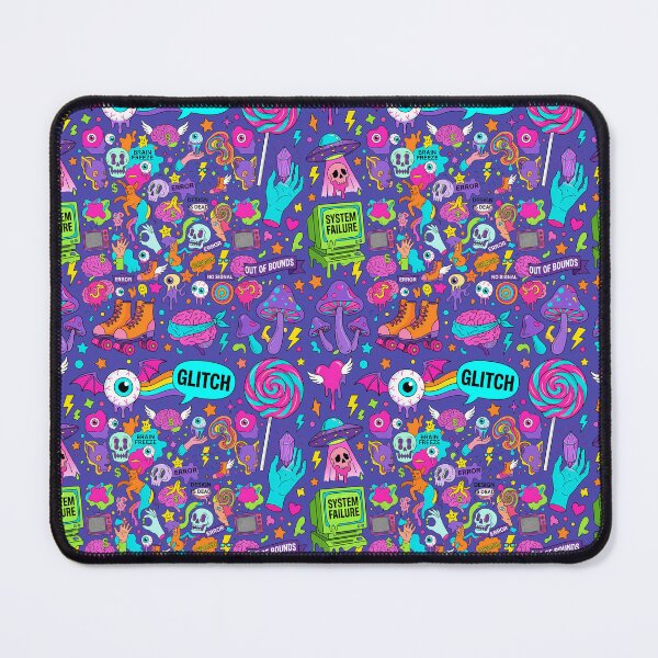 Item preview, Psychedelic Skull & Burst Doodles designed and sold by BASED Originals.