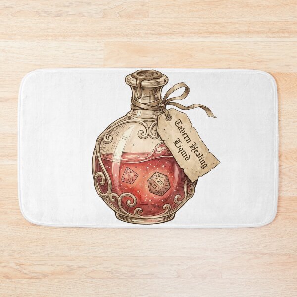 Item preview, Potion Bottle Tavern Healing Liquid Polyhedral Dice TTRPG designed and sold by WorldShop17.