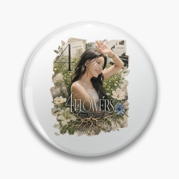 Item preview,  MAMAMOO Solar 4 Flowers vintage botanical garden collage designed and sold by Valereekmerch.