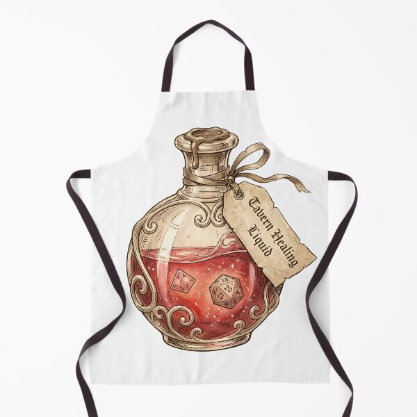 Item preview, Potion Bottle Tavern Healing Liquid Polyhedral Dice TTRPG designed and sold by WorldShop17.