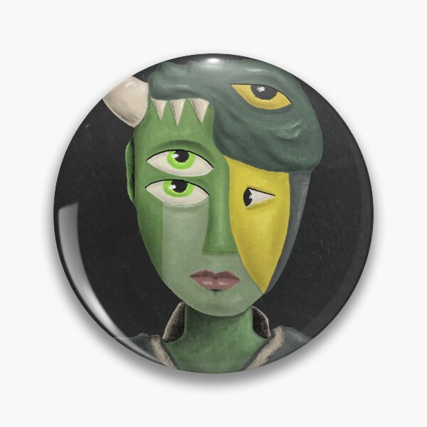 Item preview, Alien No.15 – Physical Enhancement | Cubist Sci-Fi Alien Character Art designed and sold by aekritdeach.