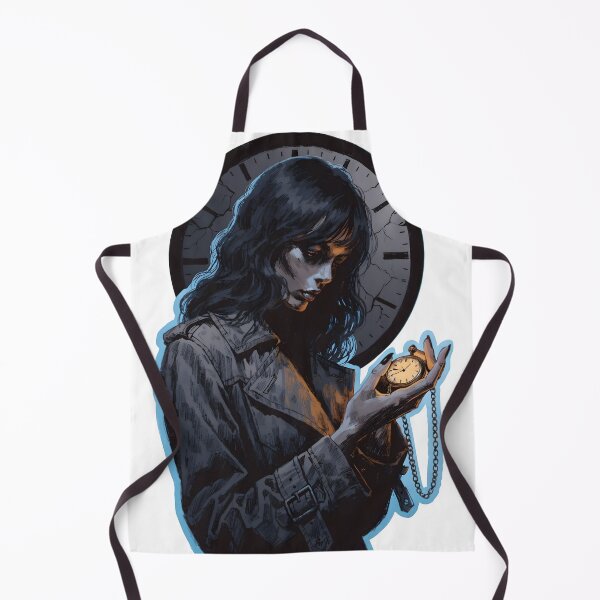 Item preview, Woman holding vintage pocket watch as transparent PNG designed and sold by Creative88Art.
