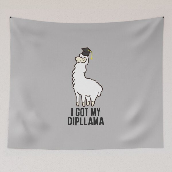 Item preview, Funny Llama I Got My Dipllama School Graduation Diploma Performance designed and sold by FrankIsabel.