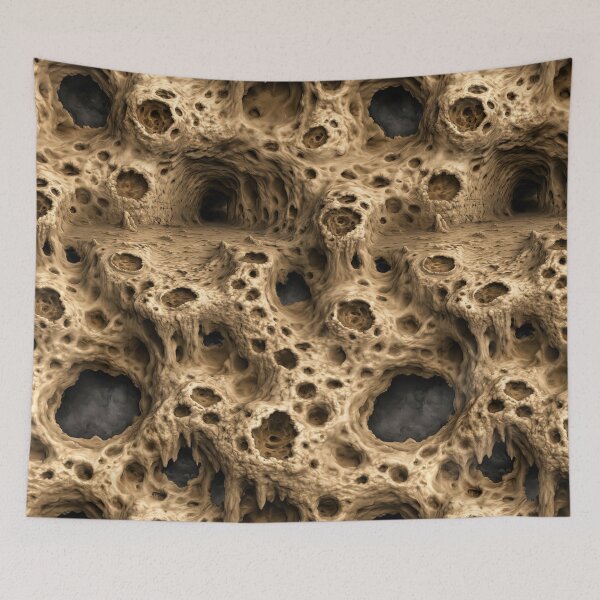Item preview, Sandy Tan Organic Spongy Surface Design designed and sold by Piotrek0001.