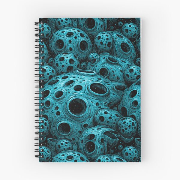 Item preview, Electric Blue Porous Organic Cell Abstract designed and sold by Piotrek0001.
