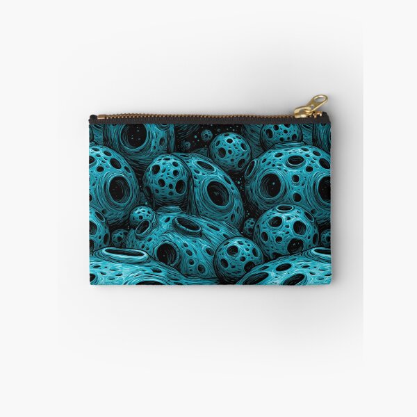 Item preview, Electric Blue Porous Organic Cell Abstract designed and sold by Piotrek0001.