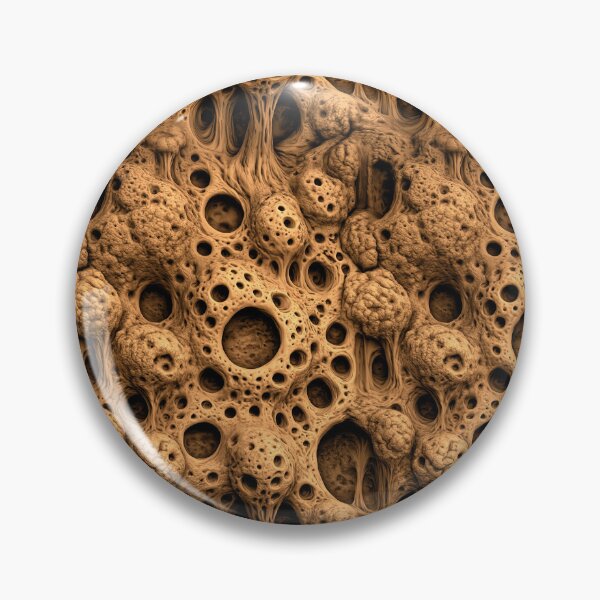 Item preview, Earthy Orange Porous Coral Reef Abstract designed and sold by Piotrek0001.