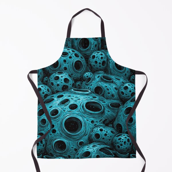Item preview, Electric Blue Porous Organic Cell Abstract designed and sold by Piotrek0001.