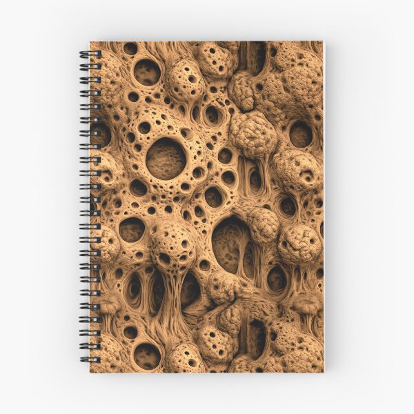 Item preview, Earthy Orange Porous Coral Reef Abstract designed and sold by Piotrek0001.