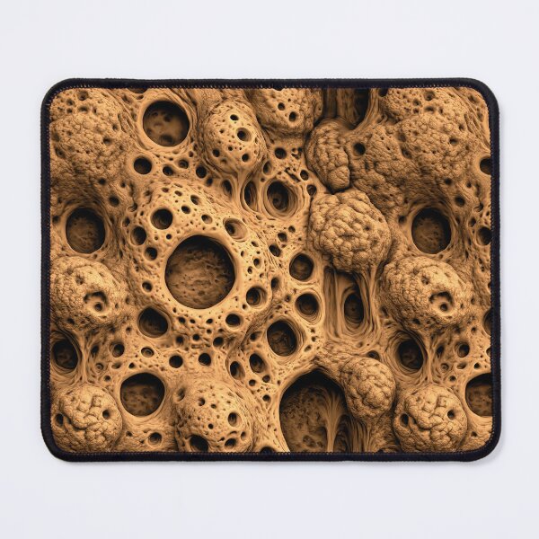 Item preview, Earthy Orange Porous Coral Reef Abstract designed and sold by Piotrek0001.
