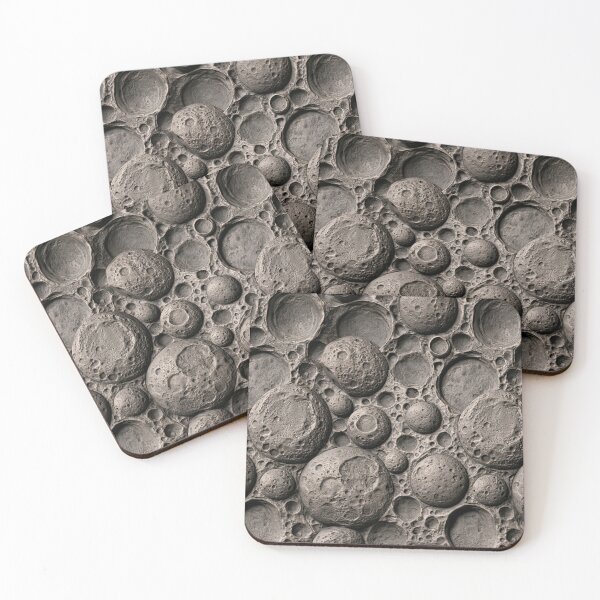 Item preview, Classic Grey Lunar Crater Surface Texture designed and sold by Piotrek0001.