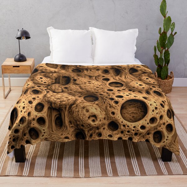 Item preview, Earthy Orange Porous Coral Reef Abstract designed and sold by Piotrek0001.