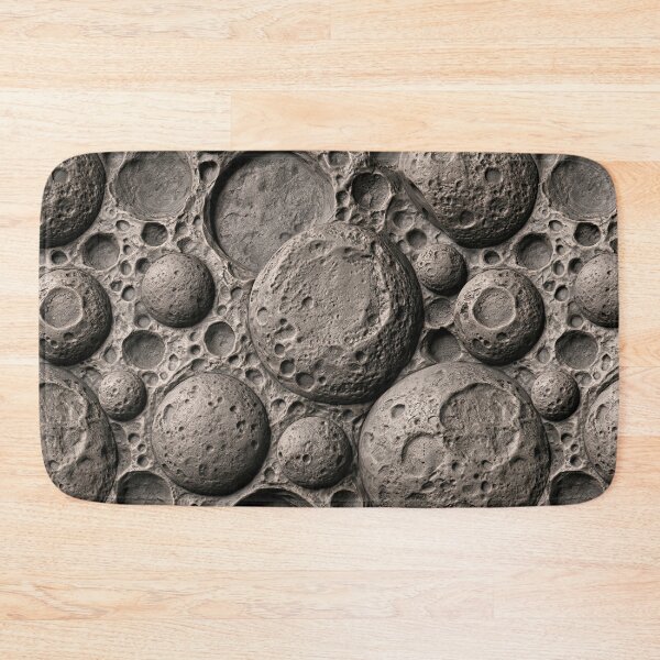 Item preview, Classic Grey Lunar Crater Surface Texture designed and sold by Piotrek0001.
