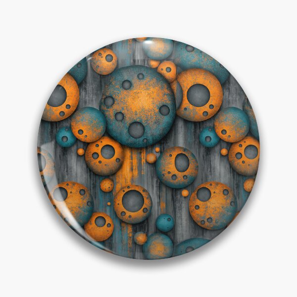 Item preview, Teal and Orange Volcanic Bubble Texture designed and sold by Piotrek0001.