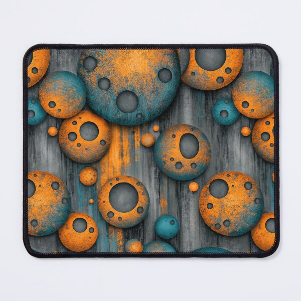 Item preview, Teal and Orange Volcanic Bubble Texture designed and sold by Piotrek0001.