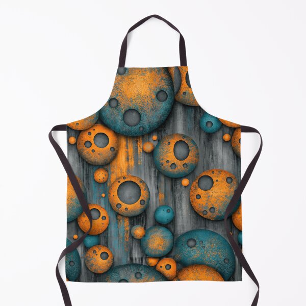 Item preview, Teal and Orange Volcanic Bubble Texture designed and sold by Piotrek0001.