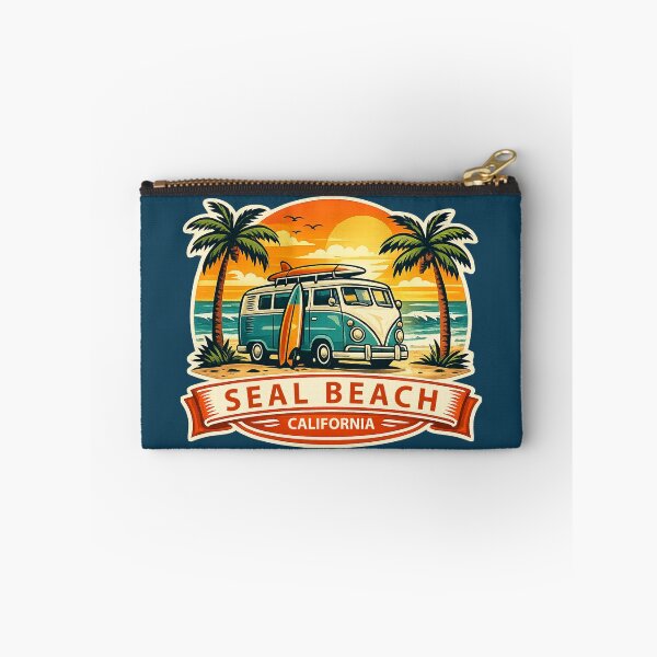 Item preview, Seal Beach California Surf Van designed and sold by getpressedshirt.
