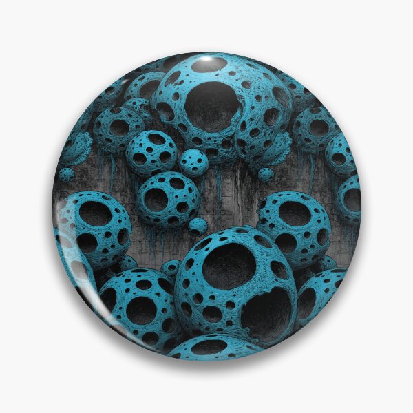 Item preview, Cyan Blue Cosmic Planetary Surface Abstract designed and sold by Piotrek0001.