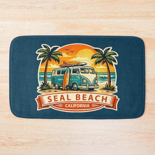 Item preview, Seal Beach California Surf Van designed and sold by getpressedshirt.