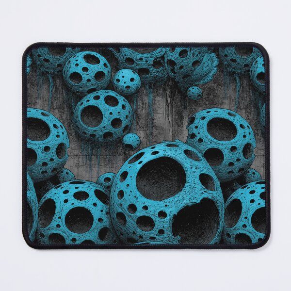 Item preview, Cyan Blue Cosmic Planetary Surface Abstract designed and sold by Piotrek0001.