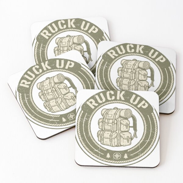 Item preview, Ruck up! Vintage military-inspired badge designed and sold by alex889art.