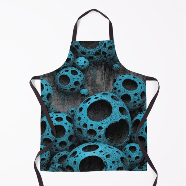 Item preview, Cyan Blue Cosmic Planetary Surface Abstract designed and sold by Piotrek0001.