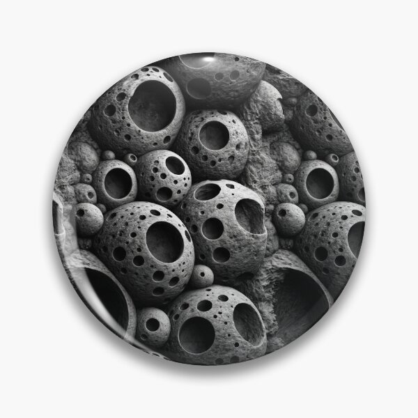 Item preview, Detailed Grey Microscopic Cell Wall Art designed and sold by Piotrek0001.