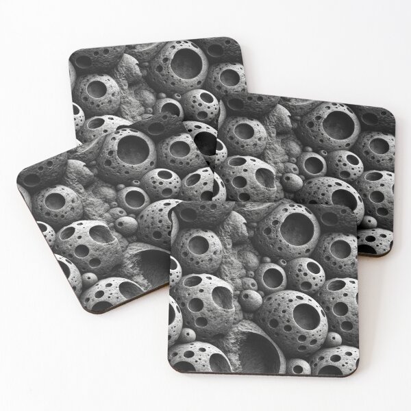 Item preview, Detailed Grey Microscopic Cell Wall Art designed and sold by Piotrek0001.