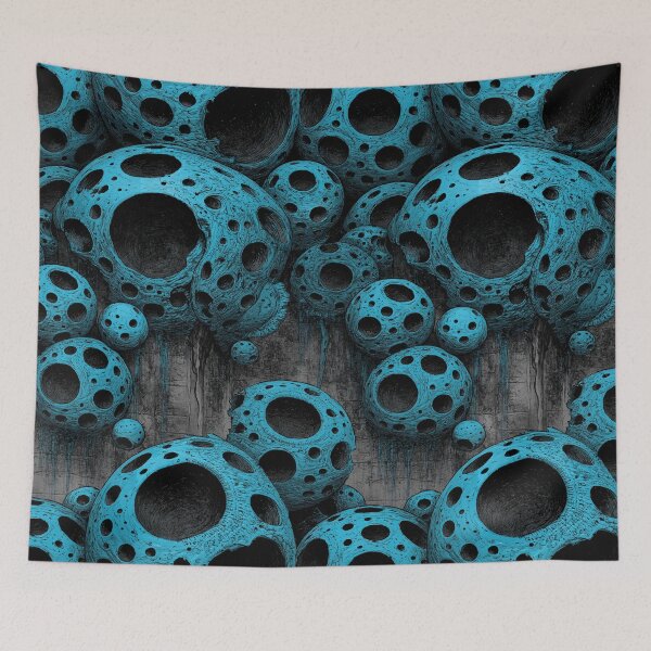 Item preview, Cyan Blue Cosmic Planetary Surface Abstract designed and sold by Piotrek0001.