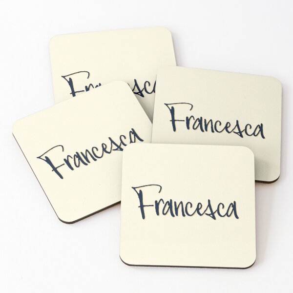 Item preview, FRANCESCA personalized type design designed and sold by CharlottePlaceArt.