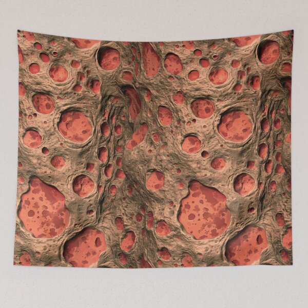 Item preview, Fleshy Red Biological Tissue Texture Art designed and sold by Piotrek0001.