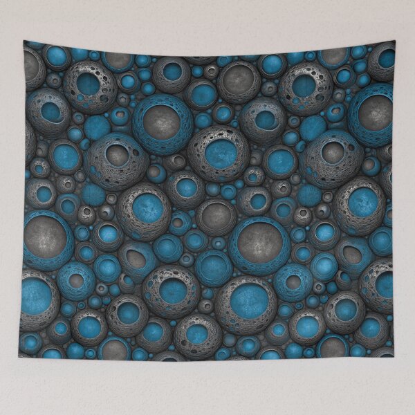 Item preview, Cobalt Blue Tiny Cellular Organic Pattern designed and sold by Piotrek0001.