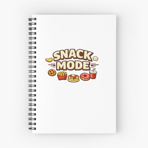Item preview, Snack Mode – Minimal Embroidery‑Style Food Humor Design designed and sold by Lunaraluxy.