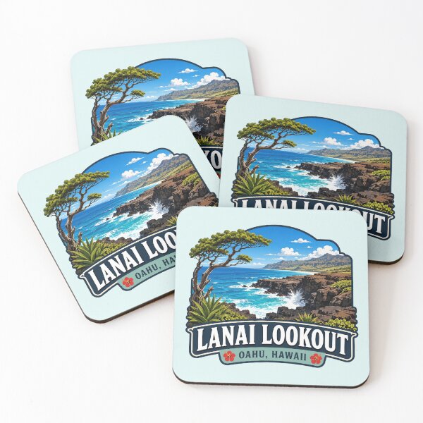 Item preview, Lanai Lookout, Oahu, Hawaii - Coastal View designed and sold by Myra365Art.