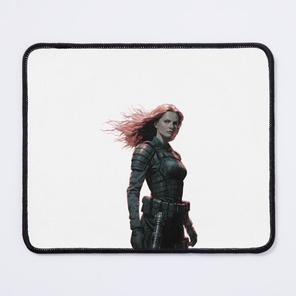 Item preview, Woman with red hair wearing tactical as clean cutout designed and sold by Creative88Art.