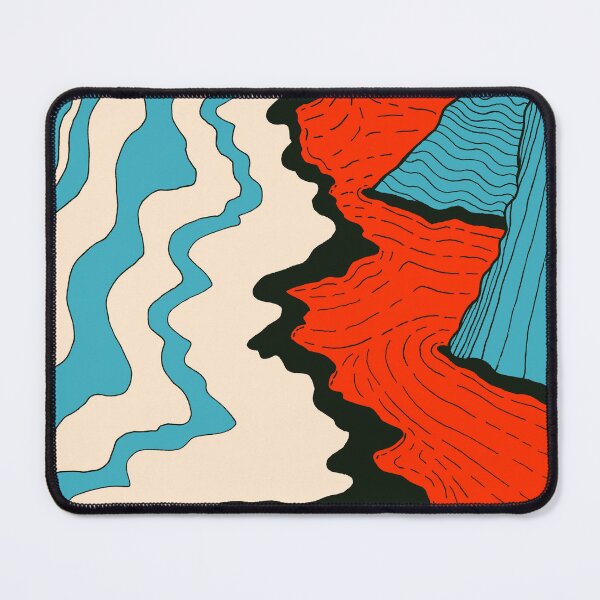 Item preview, Night red beach designed and sold by Swadeillustrations.