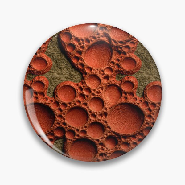 Item preview, Vivid Orange Volcanic Crater Abstract Design designed and sold by Piotrek0001.