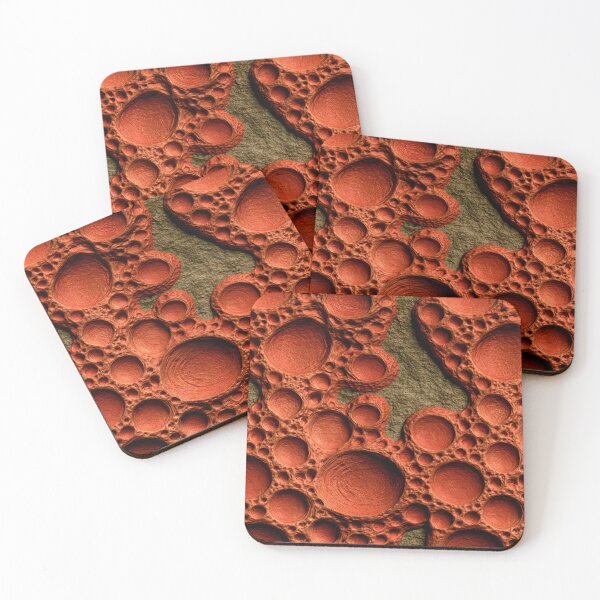 Item preview, Vivid Orange Volcanic Crater Abstract Design designed and sold by Piotrek0001.
