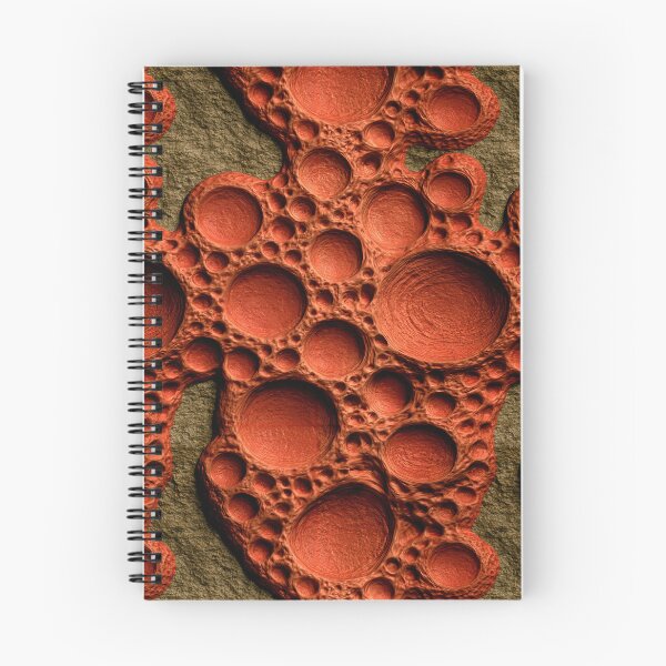 Item preview, Vivid Orange Volcanic Crater Abstract Design designed and sold by Piotrek0001.