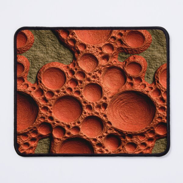 Item preview, Vivid Orange Volcanic Crater Abstract Design designed and sold by Piotrek0001.