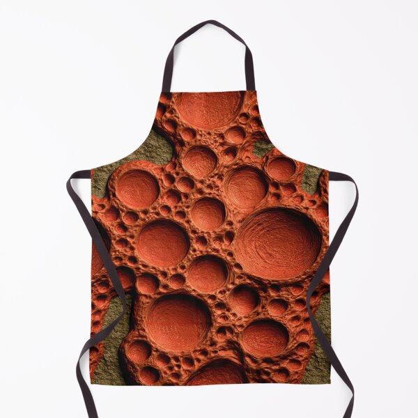 Item preview, Vivid Orange Volcanic Crater Abstract Design designed and sold by Piotrek0001.