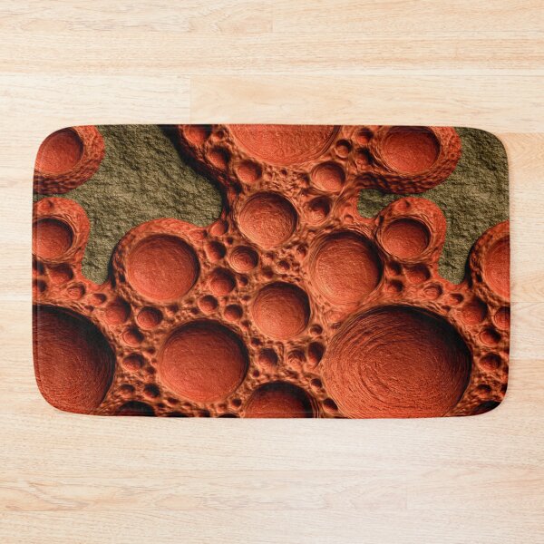 Item preview, Vivid Orange Volcanic Crater Abstract Design designed and sold by Piotrek0001.