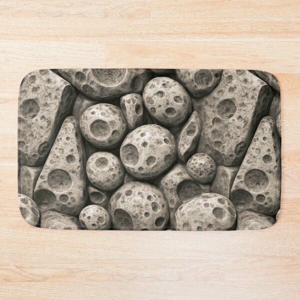 Item preview, Fragmented Grey Stone Cellular Abstract Art designed and sold by Piotrek0001.