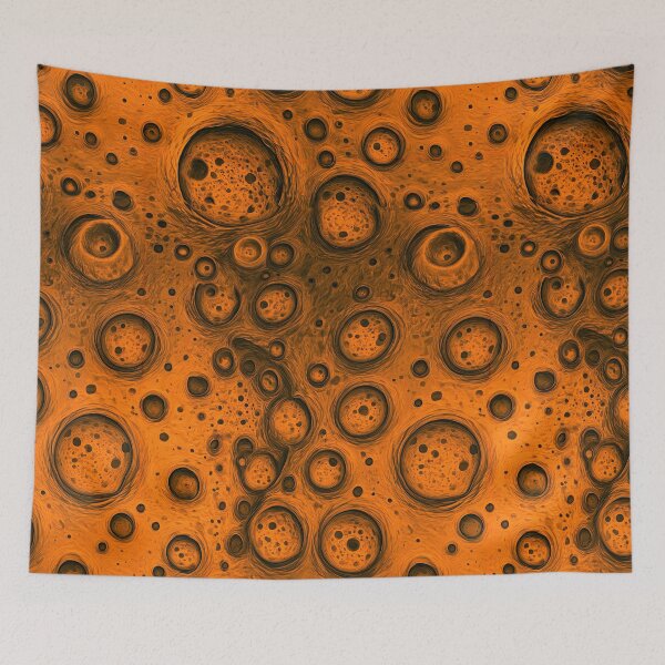 Item preview, Burnt Orange Porous Lava Rock Pattern designed and sold by Piotrek0001.