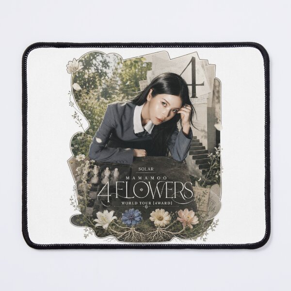 Item preview, MAMAMOO Solar 4 Flowers aesthetic scrapbooking sticker designed and sold by Valereekmerch.